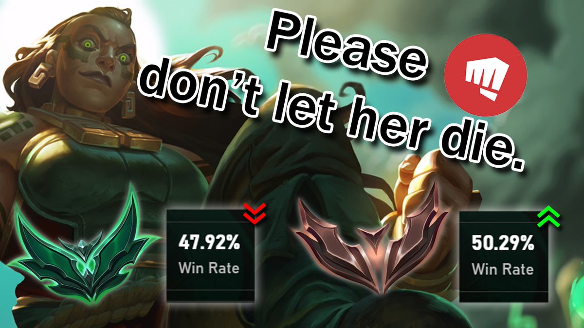 JamadaLoL's tweet image. Hey guys, I just uploaded a video talking about the changes Illaoi received recently and why from a gameplay stand point they aren't healthy for her or the game.

She's one of my favourite champs in the game, so I'd appreciate if you checked this one out ❤️

🔗 in the comments🔗