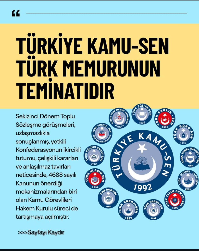 Asıl dost, gerçek adres. #KamuSenMemurunTeminatıdır