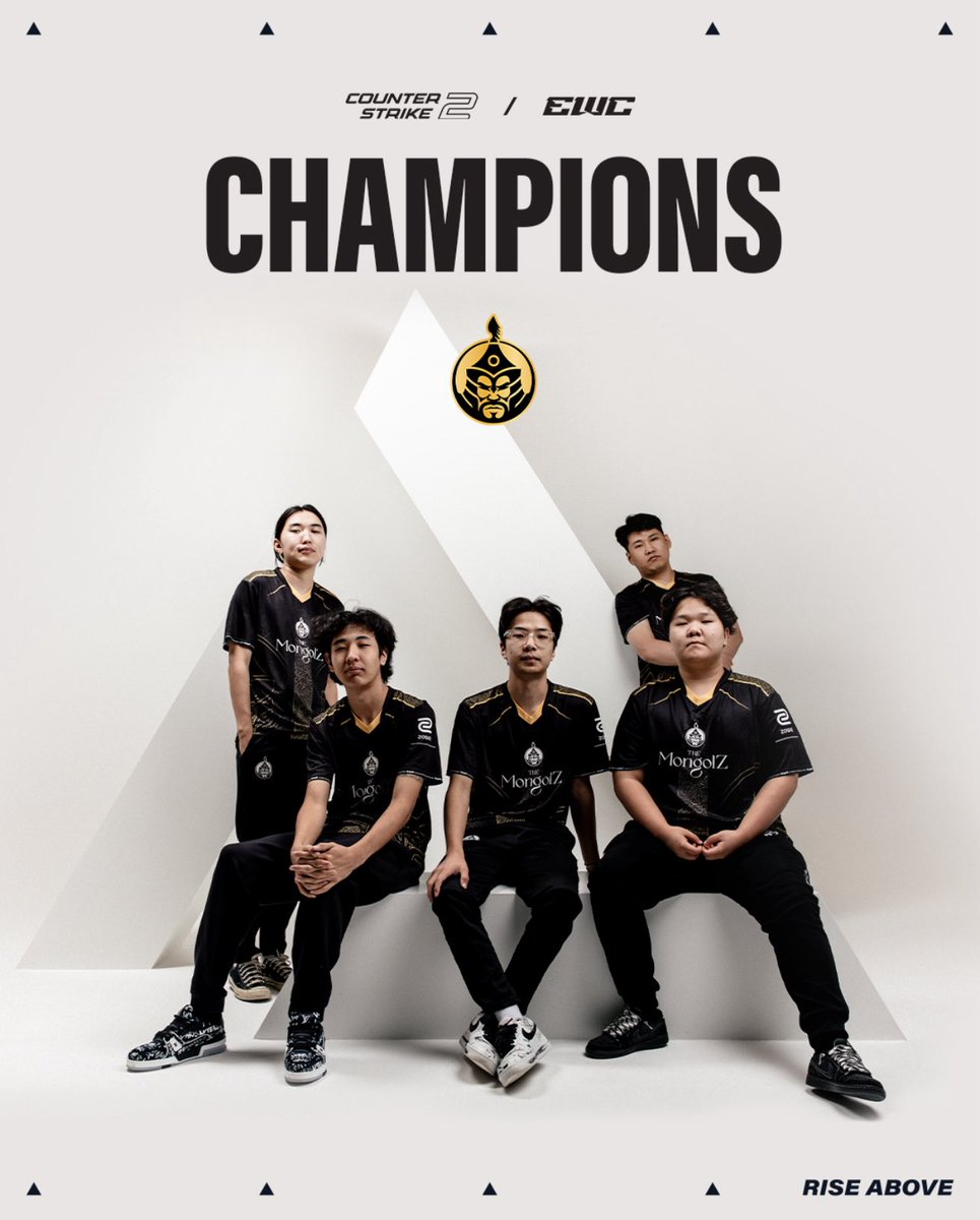 _ScionGaming's tweet photo. 🏆 HISTORY MADE!
The MongolZ are crowned EWC CS2 Champions after an unforgettable run! 🐎🔥

🏆 التاريخ يُكتب من جديد!
فريق The MongolZ يتوج أبطال CS2 في كأس العالم للرياضات الإلكترونية بعد مشوار استثنائي! 🐎🔥

-
#EWC #CS2 #sciongg https://t.co/fkuQ5DiYVP