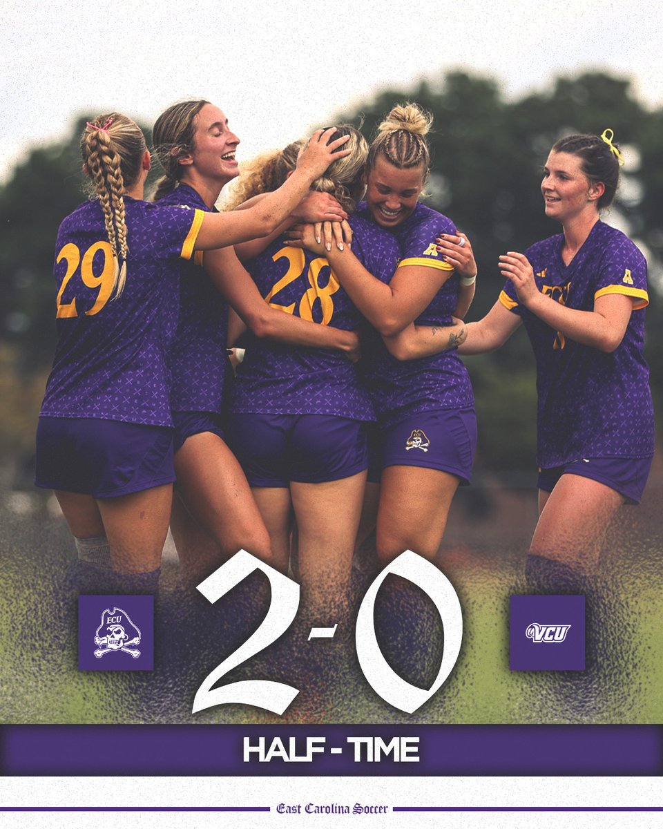 ECUSoc's tweet photo. Pirates take the first half!🏴‍☠️

#GoPirates https://t.co/lVubWpZN3F