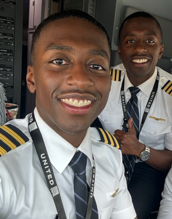 Meet the Black Twin Pilots Making History, Flying Together for the Same Airline