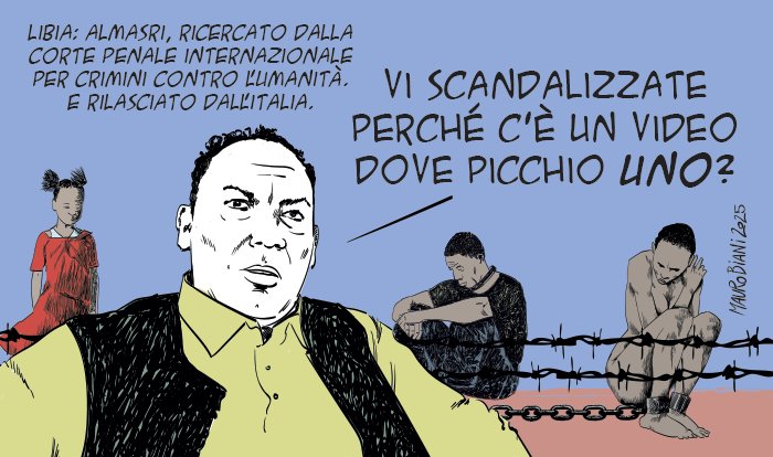 nonsonpago (@nonsonpago1) on Twitter photo .<a href="/maurobiani/">Mauro Biani</a>
#Libia #persone #migranti #rifugiati #Almasri #CortePenaleInternazionale #crimini contro l'#Umanità #Italia #governomeloni #globoterracqueo
Un video?
Oggi per <a href="/repubblica/">Repubblica</a>
#Biani !
#usaegetta #blob <a href="/BlobRai3/">Blob</a> .<a href="/maurobiani/">Mauro Biani</a>
#Libia #persone #migranti #rifugiati #Almasri #CortePenaleInternazionale #crimini contro l'#Umanità #Italia #governomeloni #globoterracqueo
Un video?
Oggi per <a href="/repubblica/">Repubblica</a>
#Biani !
#usaegetta #blob <a href="/BlobRai3/">Blob</a>