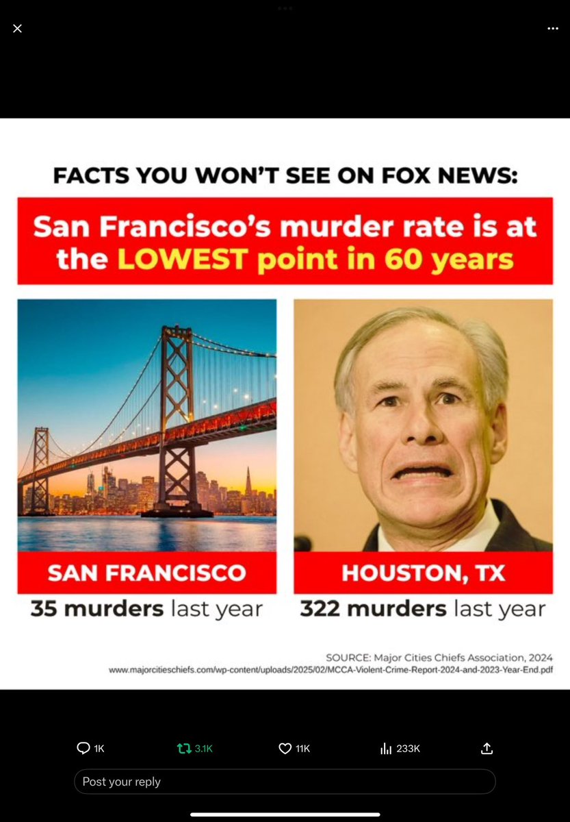 Isn’t it hilarious watching the MAGA world trying to demonize California for crime?