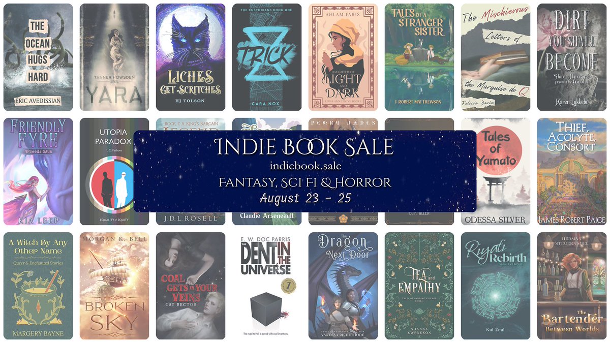 The #NarratessIndieSale is still going through tomorrow at indiebook.sale. For those interested, Yara is available for free in this sale alongside many other great books!

Check it out!