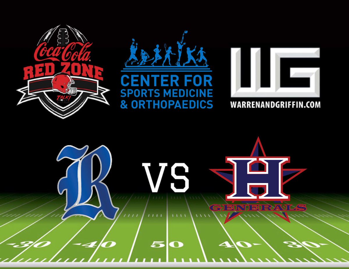 The Red Zone (@redzonescores) on Twitter photo Our <a href="/SportmedCSMO/">SportmedCSMO</a> game of the week has a peach flavor this Friday as <a href="/TheHHSGenerals/">Heritage Generals Football</a> hosts <a href="/RinggoldFB/">Ringgold Football</a> in a Catoosa County war!
Updates from <a href="/TheJeffCate/">Jeff Cate</a> & <a href="/jlsimsy/">Justin Sims</a> on the <a href="/265HURT/">Warren & Griffin</a> Hotline + <a href="/curtredzone/">Curt Tucker</a> & company in studio with all the scores from 8-11p on <a href="/TalkRadio1023/">Talk 102.3 WGOW</a>! Our <a href="/SportmedCSMO/">SportmedCSMO</a> game of the week has a peach flavor this Friday as <a href="/TheHHSGenerals/">Heritage Generals Football</a> hosts <a href="/RinggoldFB/">Ringgold Football</a> in a Catoosa County war!
Updates from <a href="/TheJeffCate/">Jeff Cate</a> & <a href="/jlsimsy/">Justin Sims</a> on the <a href="/265HURT/">Warren & Griffin</a> Hotline + <a href="/curtredzone/">Curt Tucker</a> & company in studio with all the scores from 8-11p on <a href="/TalkRadio1023/">Talk 102.3 WGOW</a>!