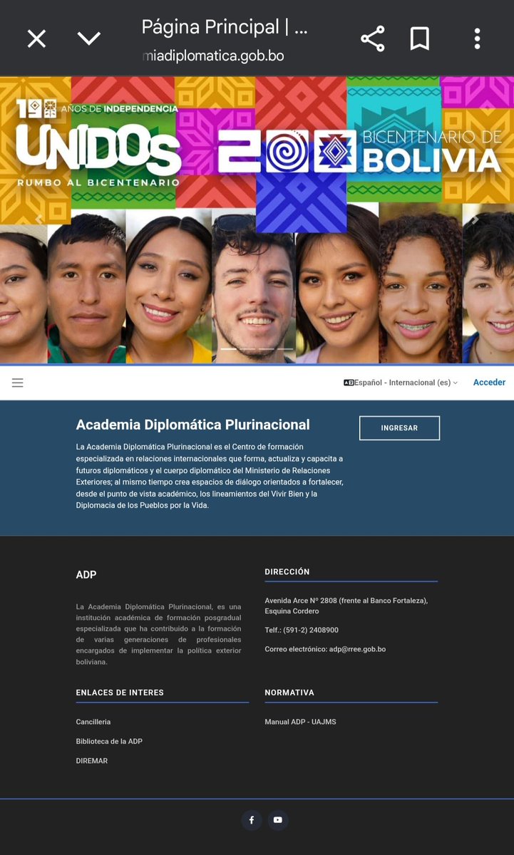 boliviahack's tweet image. Desmentimos el mensaje de #RootSec el dominio de la Academia Diplomática está funcional. Seguramente les han bloqueado en su intento de #DdOS

Tener un sitio en su poder, no es hacer cosas del 2000
