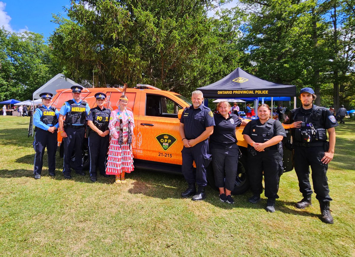 OPP West Region (@opp_wr) on Twitter photo It's a beautiful 2nd day at the <a href="/mcfirstnation/">Mississaugas of the Credit First Nation</a> 37th Annual Three Fires Homecoming POW WOW & Traditional Gathering. #HaldimandOPP joined with the Peacekeepers again and made some great connections with the #community, including this young dancer. Her regalia is absolutely It's a beautiful 2nd day at the <a href="/mcfirstnation/">Mississaugas of the Credit First Nation</a> 37th Annual Three Fires Homecoming POW WOW & Traditional Gathering. #HaldimandOPP joined with the Peacekeepers again and made some great connections with the #community, including this young dancer. Her regalia is absolutely