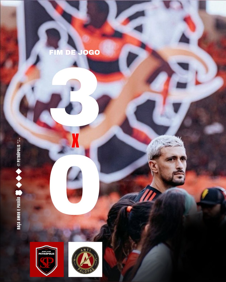 2T | 45 min - FFFFFFFFFFFFFFFFFFFFFFFFFFFFFFFFFFIIIIIIIIIIIMMMMMMMMMMMMMMMMMMMMMMMMM DE JOGOOOOOOOOOOOOOOOOOOOOOOOOOOOOOO!!! O PETRÓPOLIS VENCE O ANTIFALOPAS POR 3-0 PELA 2° RODADA DA @GG_CHAMPIONS.

#LoboDoRJ