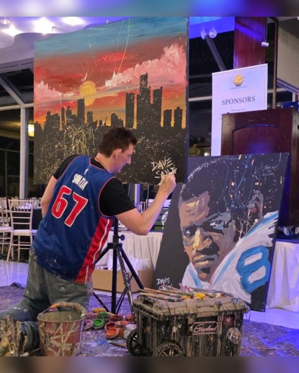 DaveSantia's tweet image. Benefit on the Bay 🎨✨
Paintings, laughs, and incredible people all coming together for the Capuchin Soup Kitchen. Huge thanks to @HMAN84, @RyanEFox2, @ChefBobbyN, and Mike Schodowski for making it unforgettable. 💙 #BenefitOnTheBay #DetroitStrong