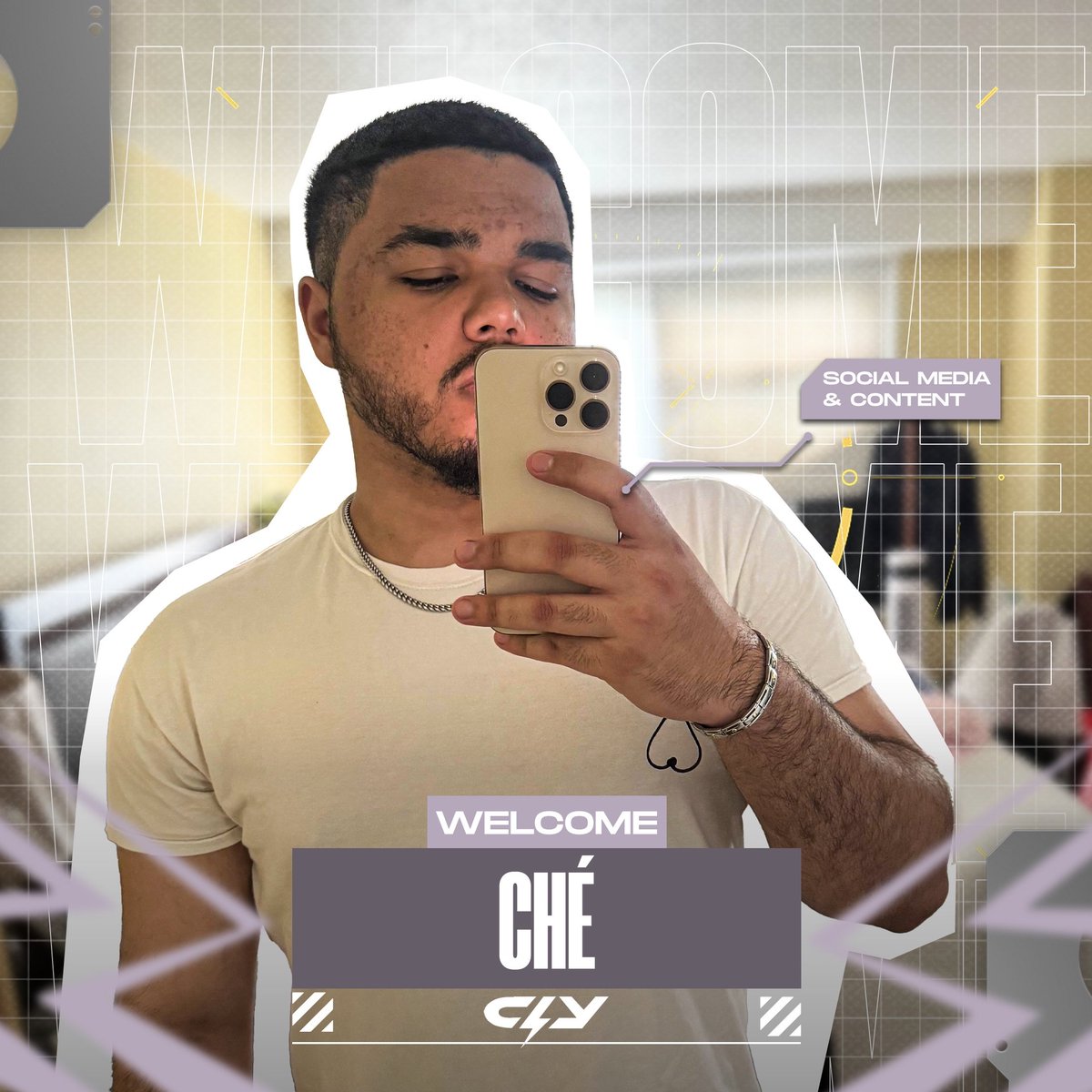 Calamity (formerly DTR) (@calamityesc) on Twitter photo Setting our sights on the top, and we chose a generational ragebaiter and one of the most creative minds we could find!
Welcome our new Social Media & Content Manager, <a href="/cheautomata/">ché 🇵🇷🇩🇴 🔜 collision & riptide</a>! Setting our sights on the top, and we chose a generational ragebaiter and one of the most creative minds we could find!
Welcome our new Social Media & Content Manager, <a href="/cheautomata/">ché 🇵🇷🇩🇴 🔜 collision & riptide</a>!
