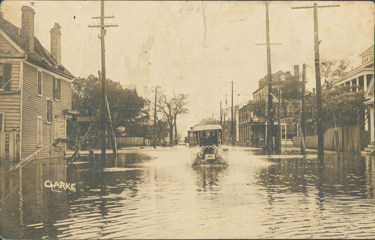 This was Charleston, South Carolina in 1911.

Was that climate change too? How'd that happen?