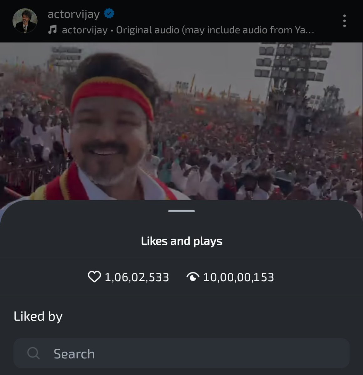 Thalapathy Vijay selfie video 100M 💥