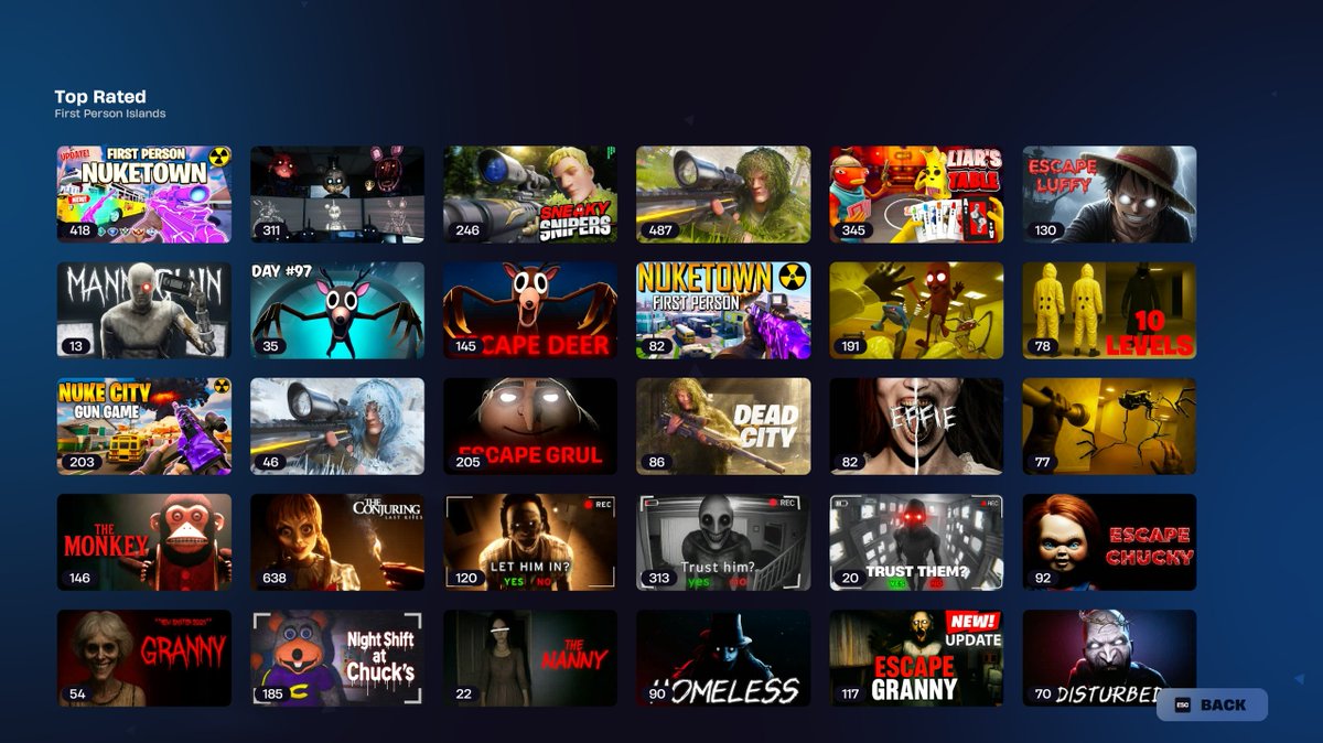 Pajus4 (@pajus4_) on Twitter photo Hi, <a href="/FNCreate/">Fortnite Creators</a> in Discovery under Top Rated First Person, it seems like the same maps have been featured for several months. It would be great to see some rotation to give other Creators a chance to be spotlighted. Thanks! Hi, <a href="/FNCreate/">Fortnite Creators</a> in Discovery under Top Rated First Person, it seems like the same maps have been featured for several months. It would be great to see some rotation to give other Creators a chance to be spotlighted. Thanks!