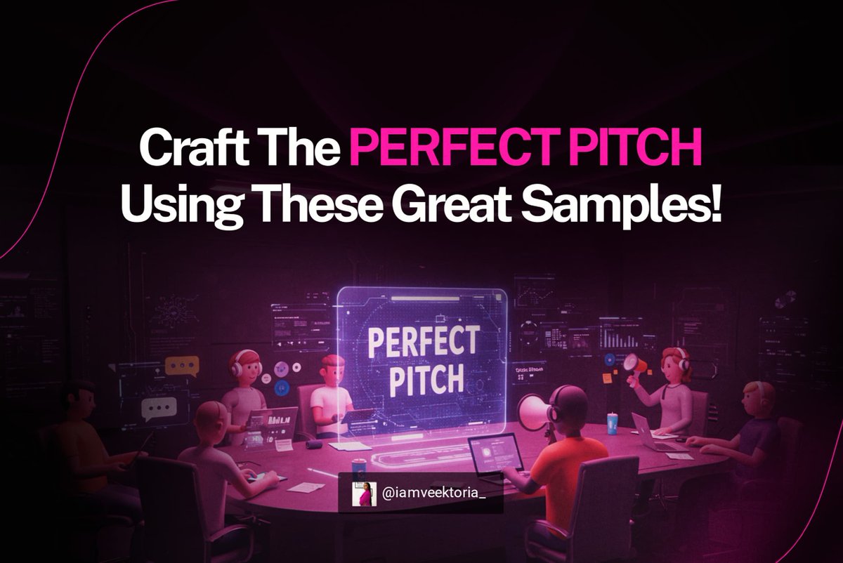 iamveektoria (@iamveektoria_) on Twitter photo I cooked up more than 5  Web3-ready pitch templates for different roles, all optimized for 2025, just for you! 🫵
It is the right pitch that brings money and deals! In Web3, a great pitch makes the difference between being ignored and getting hired.
Pitching yourself means I cooked up more than 5  Web3-ready pitch templates for different roles, all optimized for 2025, just for you! 🫵
It is the right pitch that brings money and deals! In Web3, a great pitch makes the difference between being ignored and getting hired.
Pitching yourself means