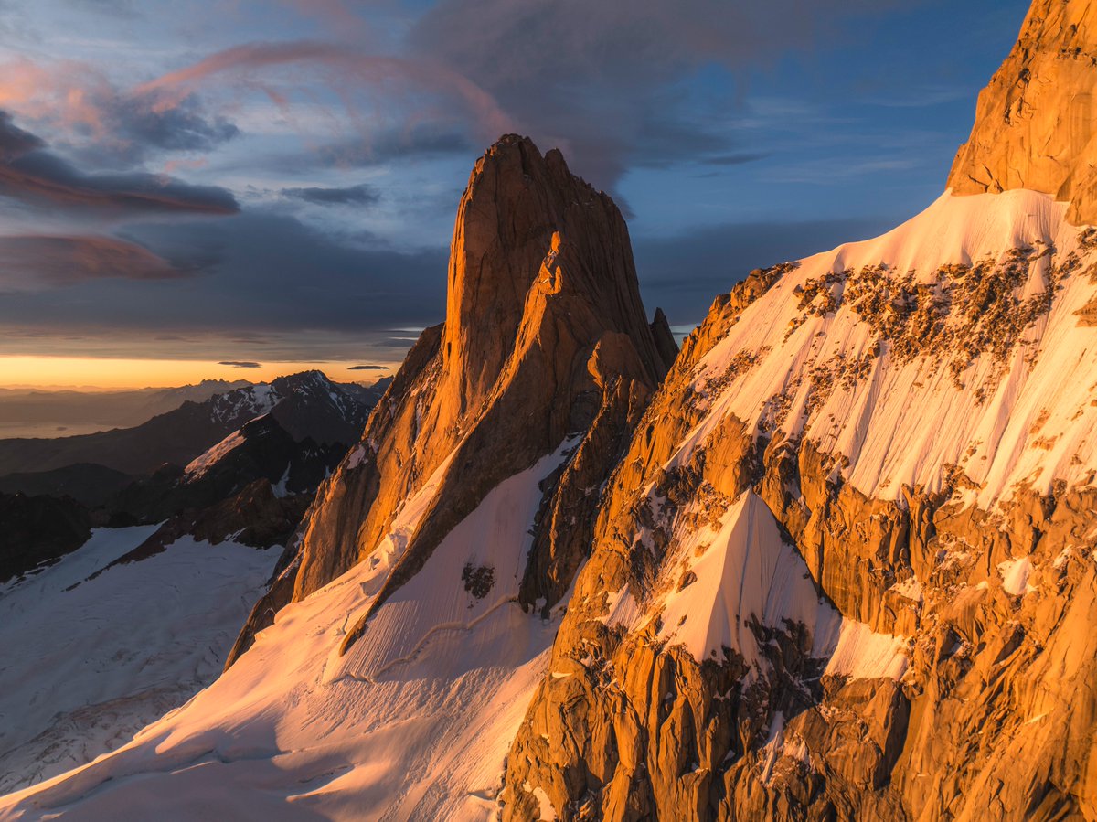 Morning colors of El Chalten, Patagonia.