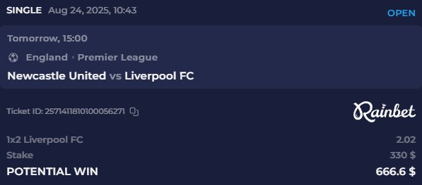 United's draw with Fulham got me feeling like we lost. No energy for any agenda, just want the bag. 

Liverpool, you're the favourite vs Newcastle so smash them, please