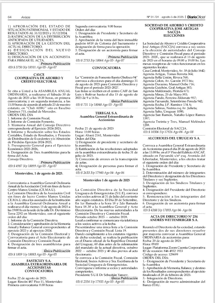 Brayan Triviño (@don_trivi) on Twitter photo Se realizó la convocatoria oficial para las elecciones de la <a href="/SEmergencistas/">Sociedad Uruguaya de Emergencistas</a> los socios al día podrán presentar su candidatura, empezamos un lindo proceso para el periodo 2025-2028 Se realizó la convocatoria oficial para las elecciones de la <a href="/SEmergencistas/">Sociedad Uruguaya de Emergencistas</a> los socios al día podrán presentar su candidatura, empezamos un lindo proceso para el periodo 2025-2028