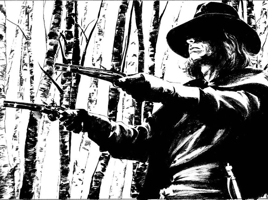 "It has fallen upon me, in my sojourns in the world, to ease various evil men of their lives. 
The right is on my side. 
And right is mightier than a thousand men-at-arms."

—Solomon Kane: Castle of the Devil
(Robert E. Howard)