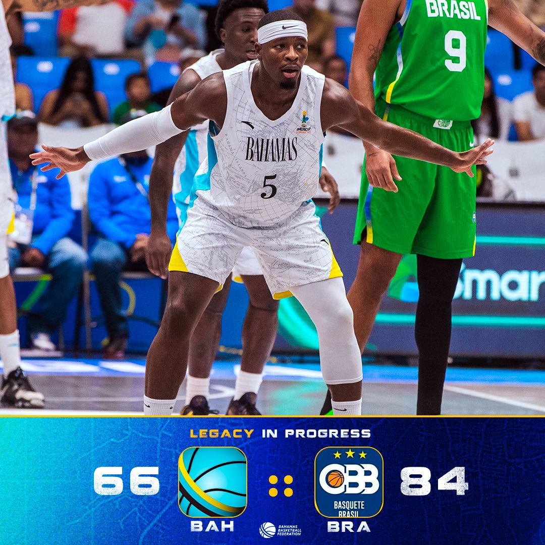BBFbasketball's tweet image. 🇧🇸 Final. Team Bahamas is back in action on Tuesday at 6:10pm vs Uruguay
#LegacyInProgress #242ToTheWorld #BahamasBasketball
