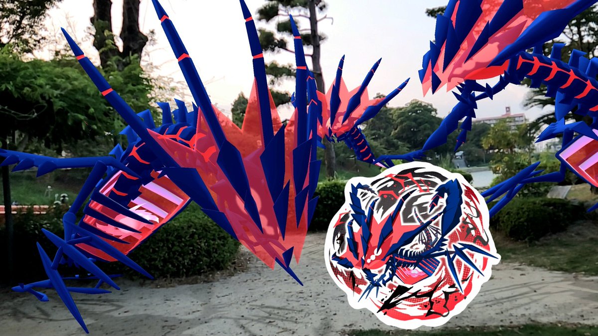 Pokémon GO Fest 2025：マックスフィナーレ⚔️🛡️
#PokemonGO
#GOsnapshot
#GOsnapshotCelebration
#ポケモンプレイグラウンド
#Playgrounds 
ミートアップ終わりに久しぶりにARで遊びました😊
大きすぎた笑🔴🔵🔴