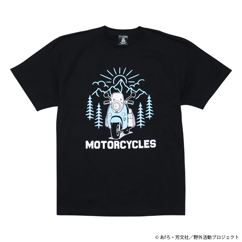 ＼soupより新商品の登場です／

『ゆるキャン△SEASON３』より、志摩リンのバイクをデザインしたTシャツが登場！

item.rakuten.co.jp/electrictoys/m…