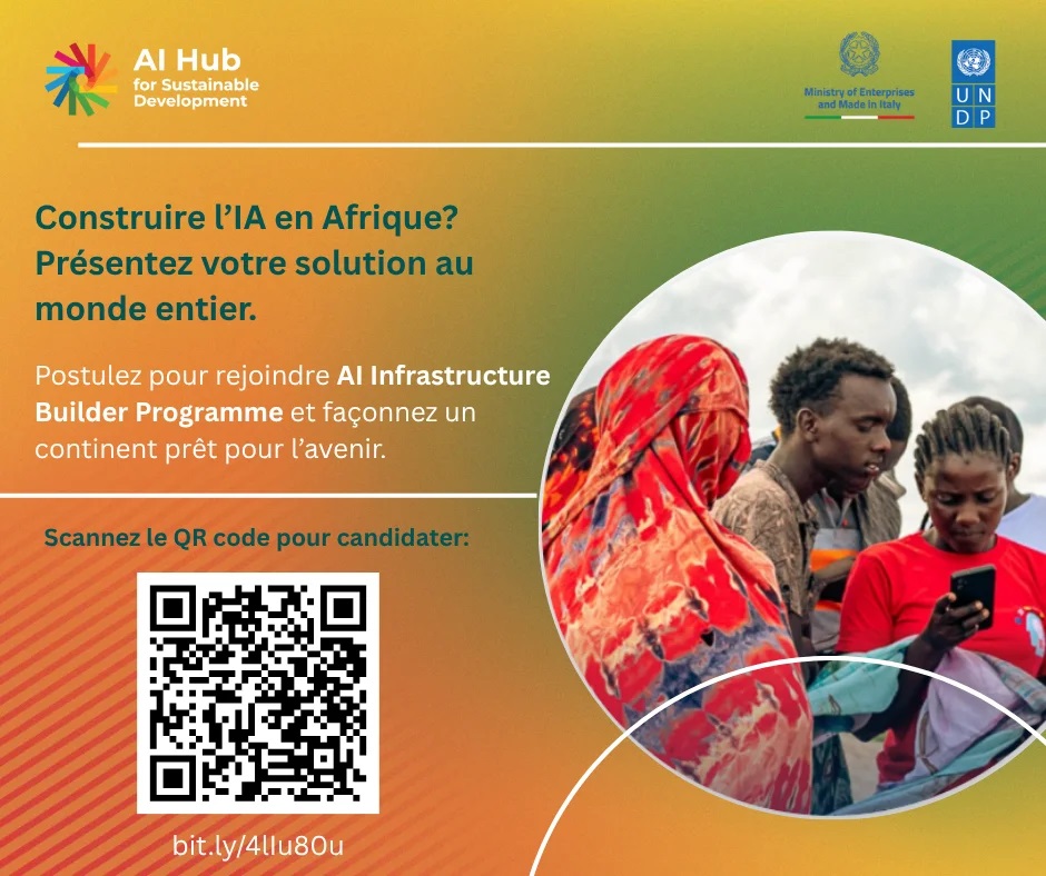 💡L’Afrique construit l’avenir de l’#IA !
Le programme AI Infrastructure Builder recherche des projets africains, compris en Mauritanie 🇲🇷dans la connectivité, l’énergie, les paiements &amp; les data centers 🚀
👉 Candidatez vite  : ask.aihubfordevelopment.org/infrastructure…
#Innovation #Afrique #Tech