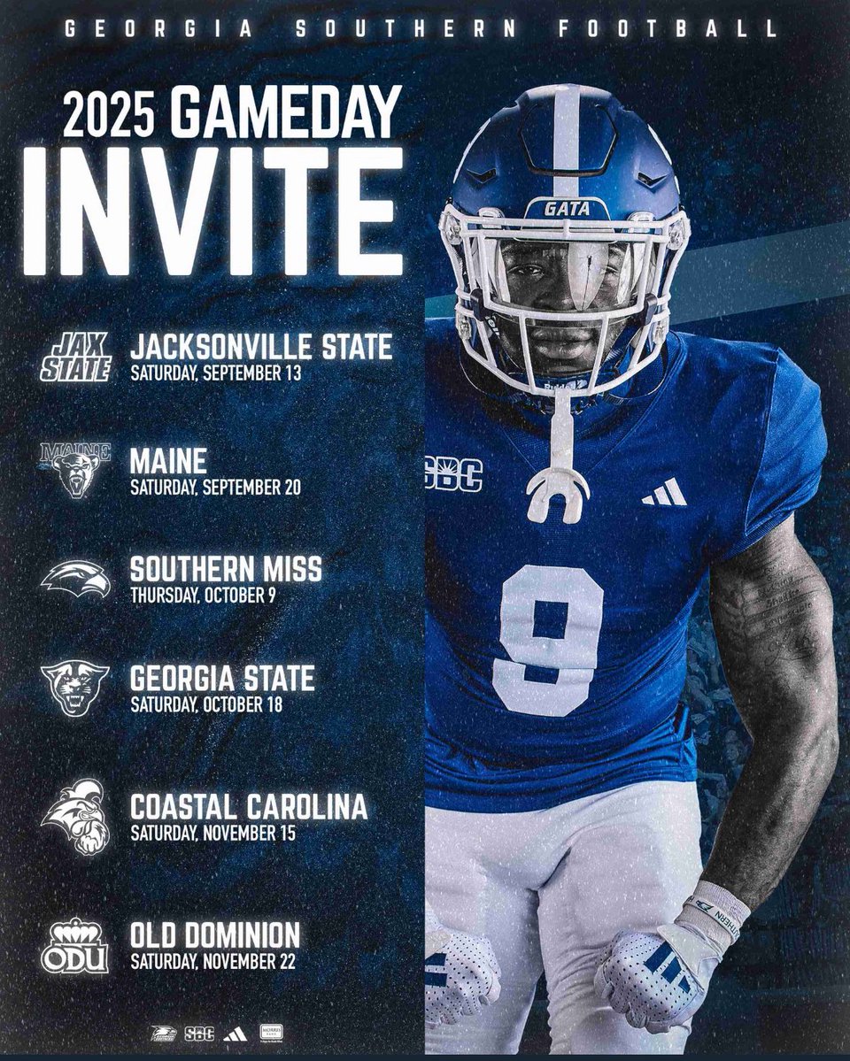 Paul Robinson 2027 (@paulr_100) on Twitter photo Thank you <a href="/GSAthletics_FB/">Georgia Southern Football</a> for the game day invite ,cant wait to be in Statesboro soon!
<a href="/CoachGoodrum/">Bernard Goodrum</a> <a href="/GriffinHighFB/">Griffin High Football</a> <a href="/AlexGarwig/">Alex Garwig</a> #GATA Thank you <a href="/GSAthletics_FB/">Georgia Southern Football</a> for the game day invite ,cant wait to be in Statesboro soon!
<a href="/CoachGoodrum/">Bernard Goodrum</a> <a href="/GriffinHighFB/">Griffin High Football</a> <a href="/AlexGarwig/">Alex Garwig</a> #GATA