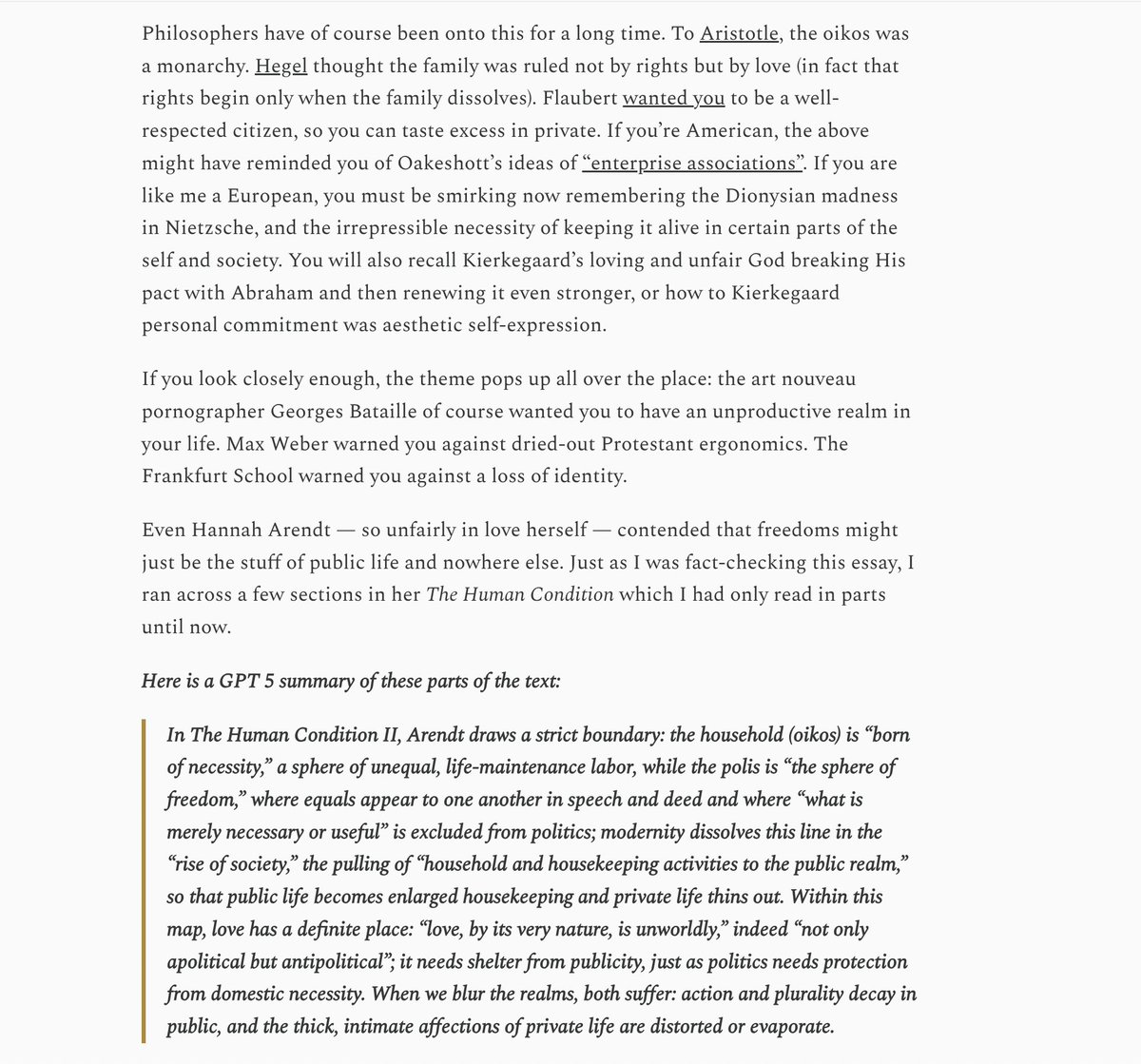 Private Kingdoms - my new essay on my new blog 'American Innocence' about life and observations in America.

american-innocence.com/p/private-king…

In this post I write about private vs public life, and why having an undemocratic private life is actually better for liberal democracy: