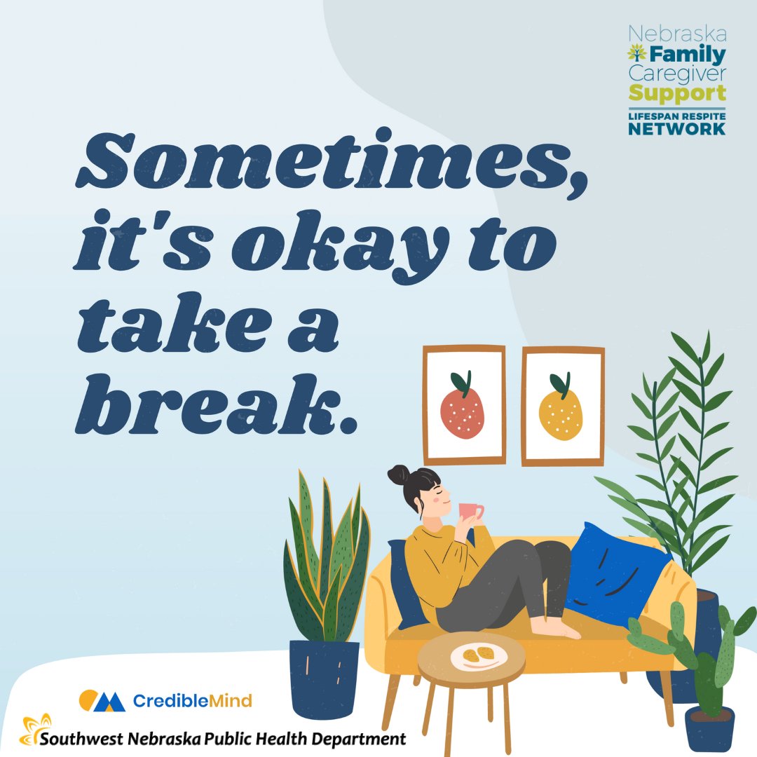 🌬️✨ Caregivers, take a break! You deserve it. 💚 Need support? Nebraska’s Lifespan Respite Network can help! 🔗 respite.ne.gov 📞 1 866 RESPITE #CaregiverSupport #RespiteCare #SelfCareIsEssential #NebraskaCaregivers #YouMatter