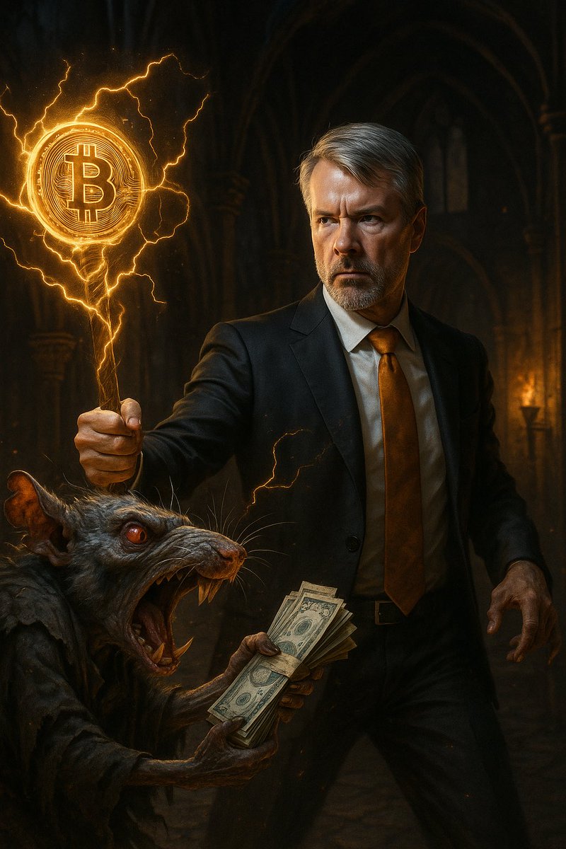 They tell you to “save for retirement” and then send you a statement with more fees than a Spirit Airlines boarding pass. 

And Saylor’s out here buying more Bitcoin than the GDP of Portugal. 

He is the only sane man left in this fallen clown world.