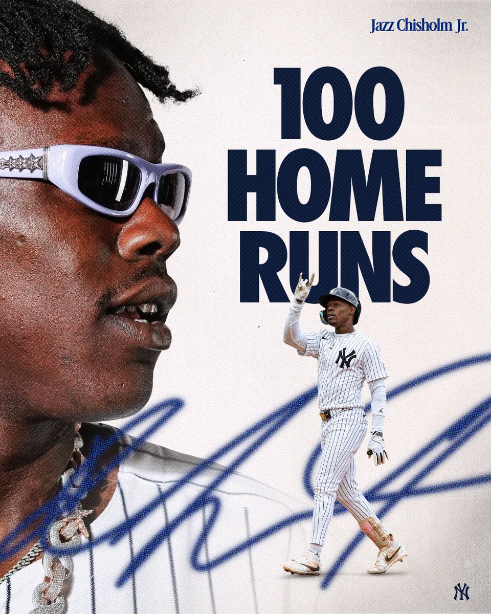 Keepin' it 💯

Congrats, <a href="/j_chisholm3/">Jazz Chisholm Jr</a> 🔥