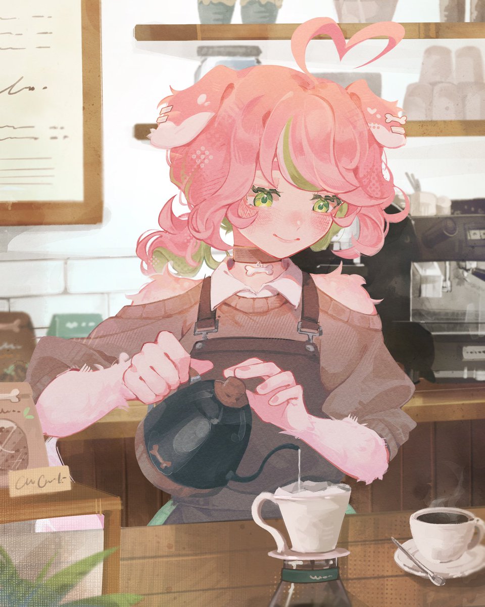 pixieinajar's tweet image. ☕️Welcome to The Cozy
Kennel!☕️

🌸I'm Pixie, your local
puppy girl serving up cozy games and gooberness~

🌱Order a drink, take a seat and enjoy, my little sprout~!

twitch.tv/pixiesinajar

pixiesinajar.carrd.co

#VTuber #ENVtuber
#PuppyGirlVTuber #CafeVTuber

🎨: @am_maple27