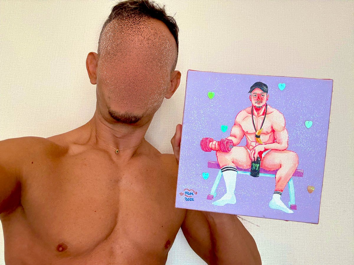 似顔絵。
二丁目アイソトープラウンジのトイレ壁画を描いたFUMくんの作品です。自分でも結構お気に入り🤩
<a href="/FUM_art/">FUM (フム)</a>