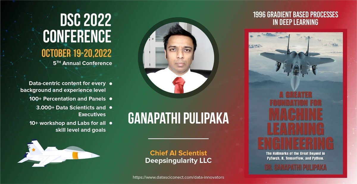 Dr. Ganapathi Pulipaka ๐บ๐ธ (@gp_pulipaka) on Twitter photo 1996 GP! GPT, Generative AI, and LLM! <a href="/DataSciConnect/">Data Science Connect</a> #BigData #Analytics #DataScience #AI #MachineLearning #NLProc #IoT #IIoT #Python #RStats #TensorFlow #JavaScript #CloudComputing #Serverless #DataScientist #Linux #Programming #Coding #100DaysofCode
geni.us/DSCConf22 1996 GP! GPT, Generative AI, and LLM! <a href="/DataSciConnect/">Data Science Connect</a> #BigData #Analytics #DataScience #AI #MachineLearning #NLProc #IoT #IIoT #Python #RStats #TensorFlow #JavaScript #CloudComputing #Serverless #DataScientist #Linux #Programming #Coding #100DaysofCode
geni.us/DSCConf22