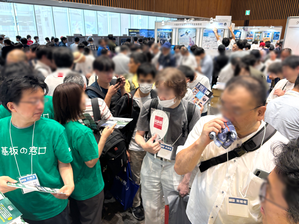 ご報告が遅れましたが、8月9日開催の「エレキ万博」へご来場いただいた皆さま、本当にありがとうございました！🙌
おかげさまで非常に多くの皆様にお越しいただき、弊社ブースも終日大変な盛況でした！
#エレキ万博 #大阪日本橋 #電子工作 #シリコンハウス #デジット #共立エレショップ