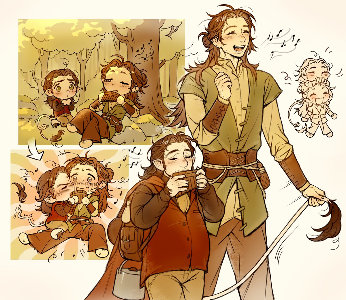 lotr AU o(〃＾▽＾〃)o

half-elf fell in love with a hobbit!!!