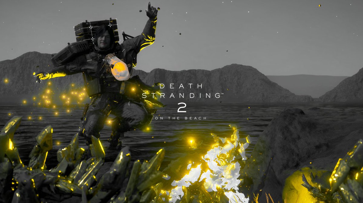 DieHardman's tweet photo. The tar tried to swallow me whole, but the Beach gave me something back. Every BT I fell, every step I took, led here—where death itself leaves behind a trace. Chiralium… proof that even endings can be carried forward #DeathStranding2 #deathstranding2photomode #HideoKojima https://t.co/si3X4ShMbe