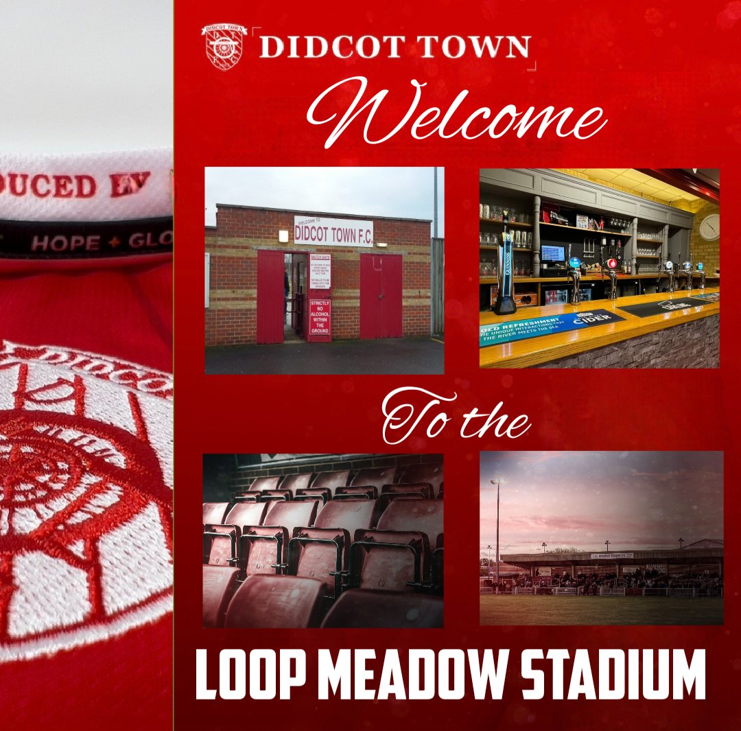 We would like to extend a warm welcome to everyone from <a href="/wincityfc/">Winchester City FC</a> on Monday and we hope you all have a safe journey to the Loop Meadow Stadium. 

We have some useful information ahead of your trip.

Address
Bowmont Water
Ladygrove
Didcot
OX11 7GA

The ground
There are two sets