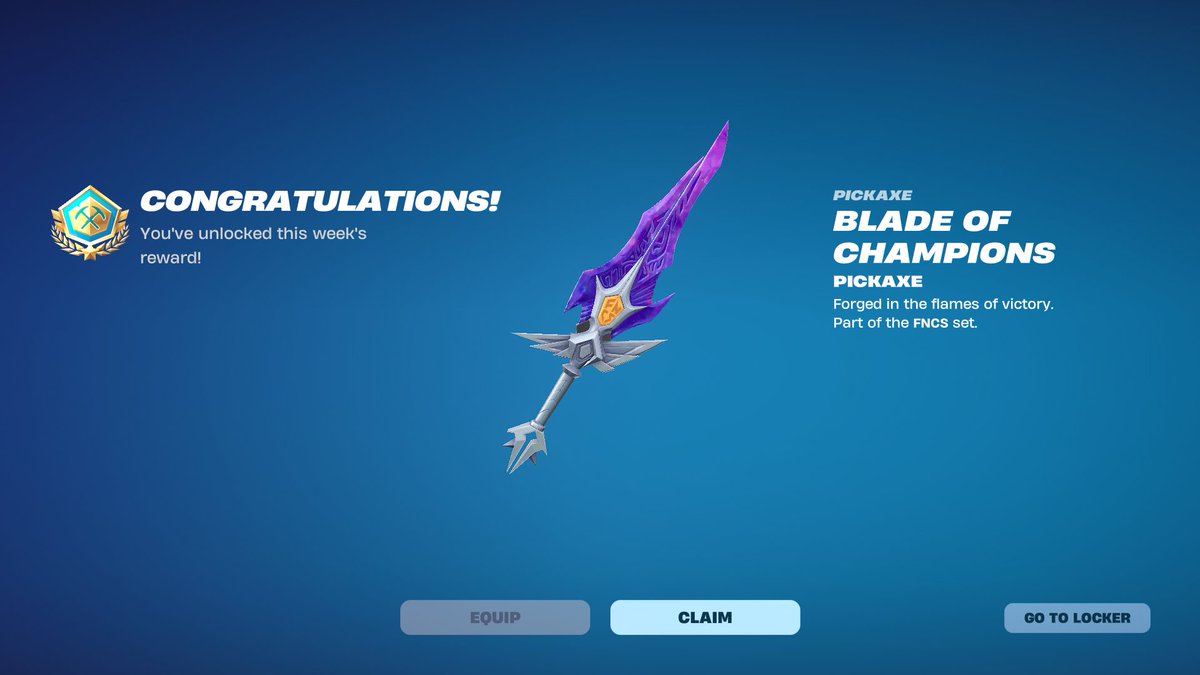 won pickaxe with <a href="/1MaximFn/">Maxim</a> 😍🆒⛏️