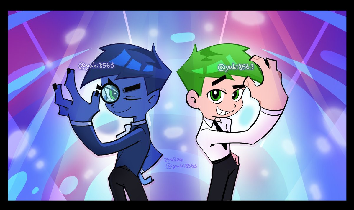 yuki8563_'s tweet photo. β οΈCrossover #FOP x #PantyAndStocking
π€π+π Anti-Cosmo & Cosmo
π§ββοΈ #FairlyOddParents #FOP #fopfanart #AntiCosmo #Cosmo
-
I took inspiration from anon but I think their weapons are each other's fagiggly glands... oh my...
-
(Repost! Sorry I fixed something!!) https://t.co/RaN8vnTC62