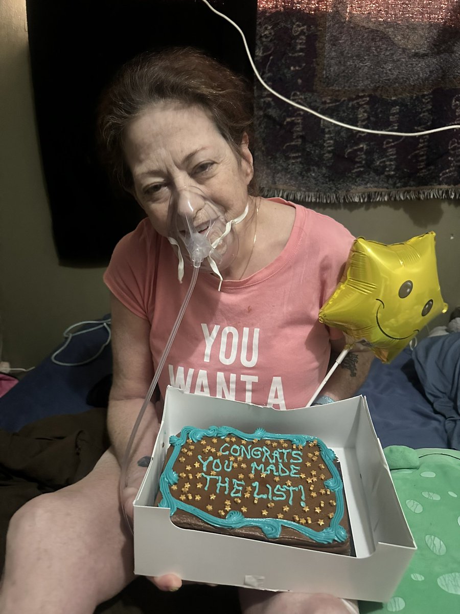 Mom officially being on the transplant list… This gives us HOPE. 

We will be heading to Edmonton November 1st for 4 weeks to do an intensive training program prepping mom for surgery. Then we come home and wait. 

gofund.me/4be95c49