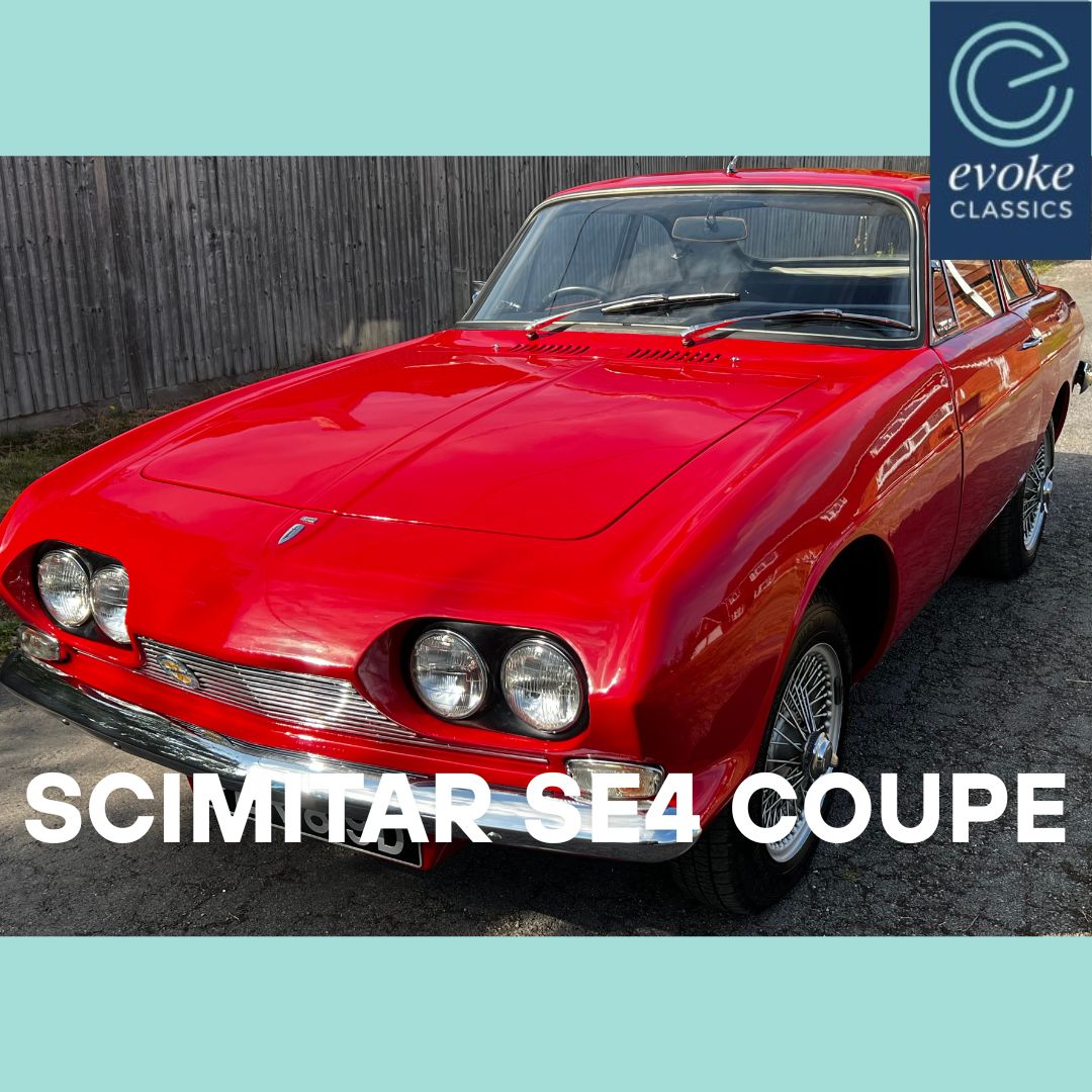 EvokeClassics's tweet photo. LIVE AT AUCTION
1966 Reliant Scimitar SE4 Coupe
https://t.co/WZ2MvQe5Hu
Rare SE4 powered by the 2553cc straight six engine
Owned by our vendor for 16 years
Older restoration
Will be sold with fresh MOT
From a private collection
HPI Clear
#Scimitar #ReliantScimitar https://t.co/4Wb2Hljh90