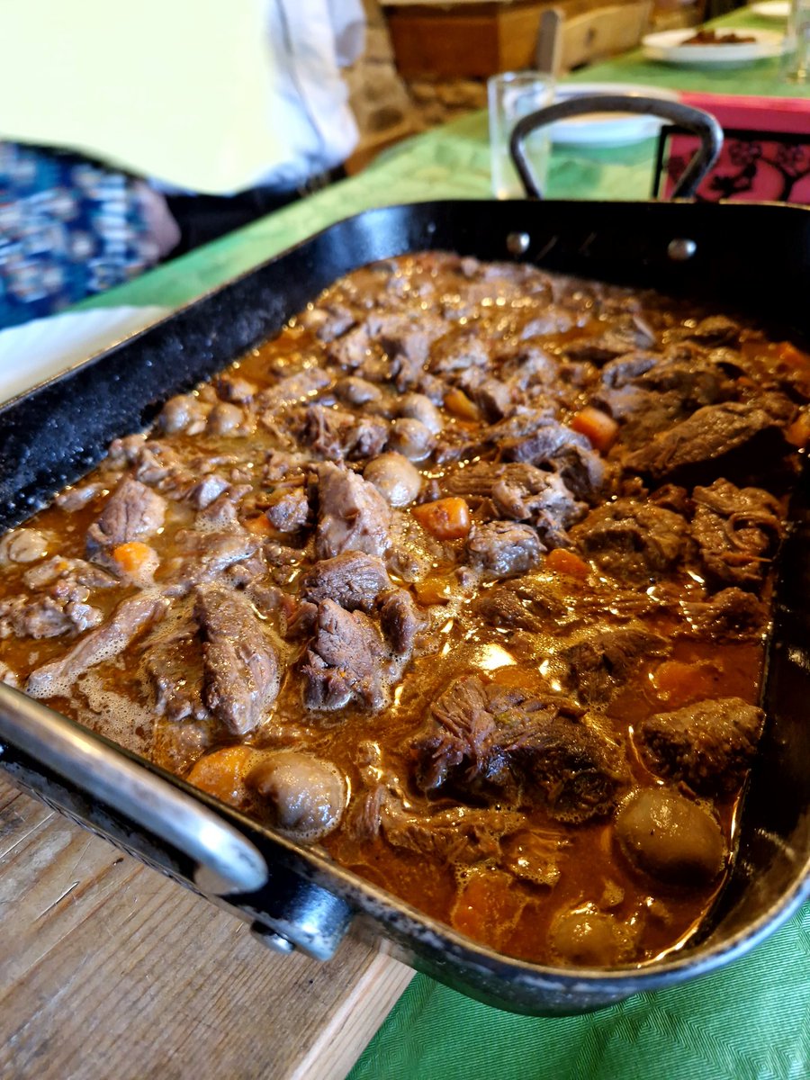 Cena familiar con queimada incluida