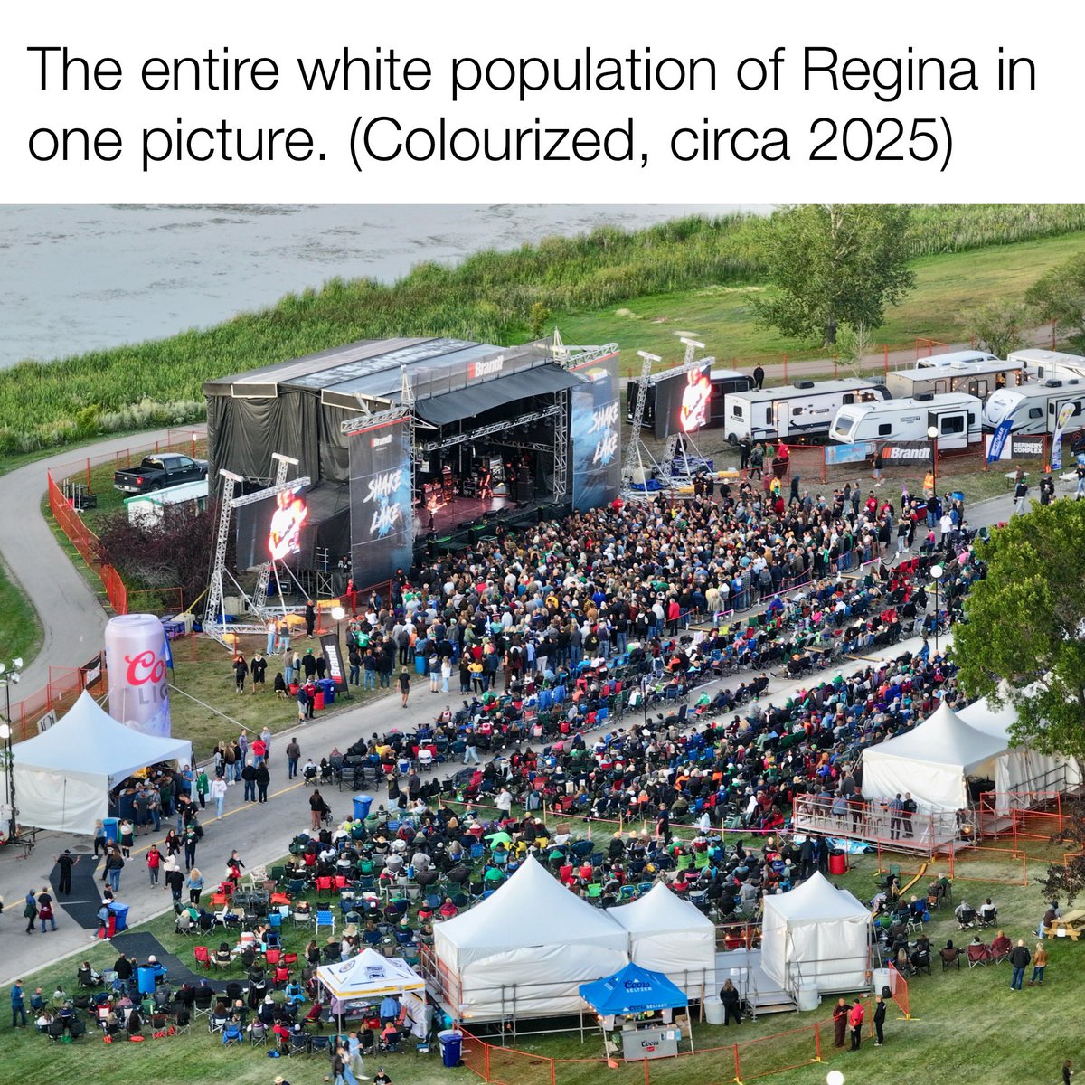 Dancing Bob was the darkest guy there.