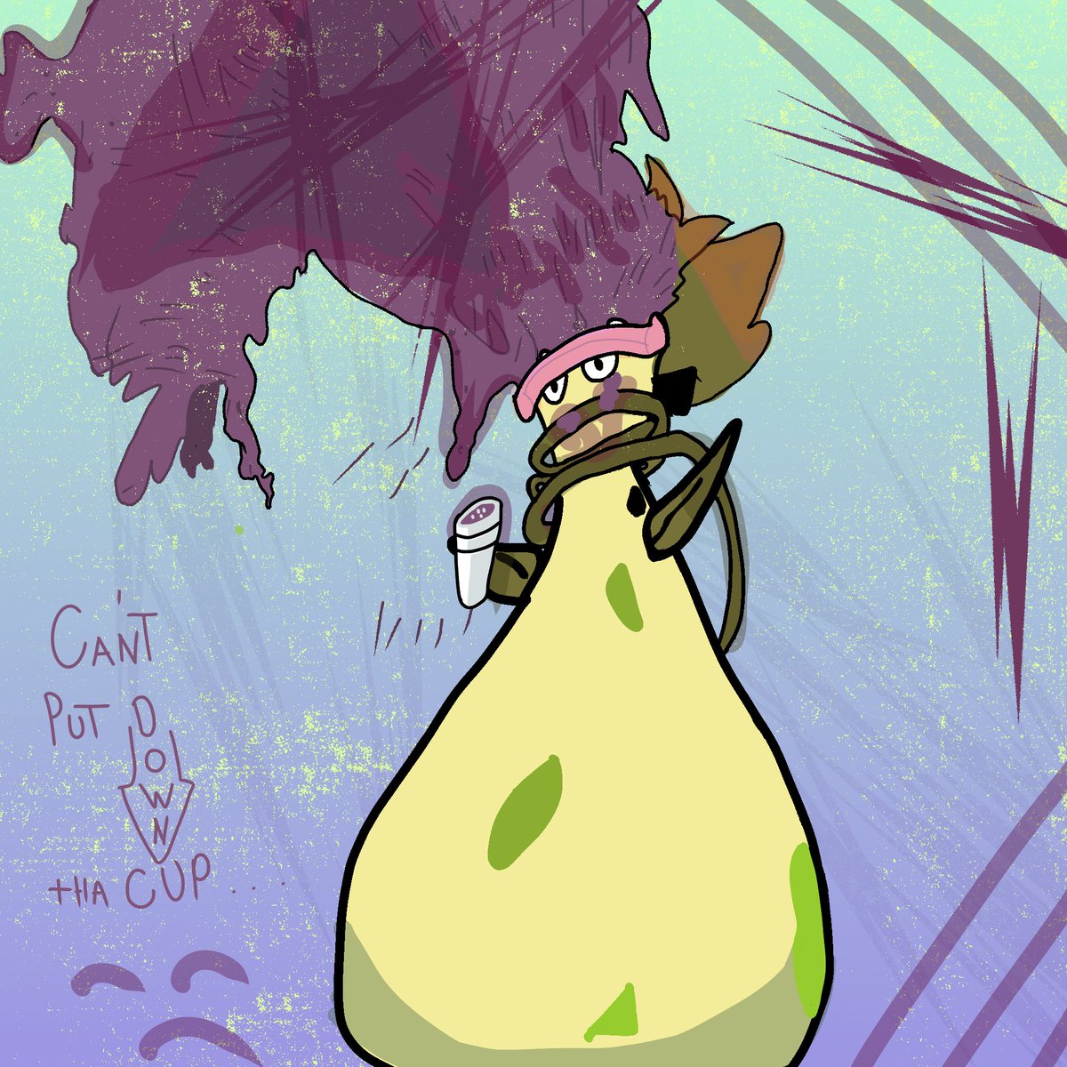 seffpenpal's tweet photo. mega victreebell please put the cup down :/ https://t.co/hvMa2uw0Io
