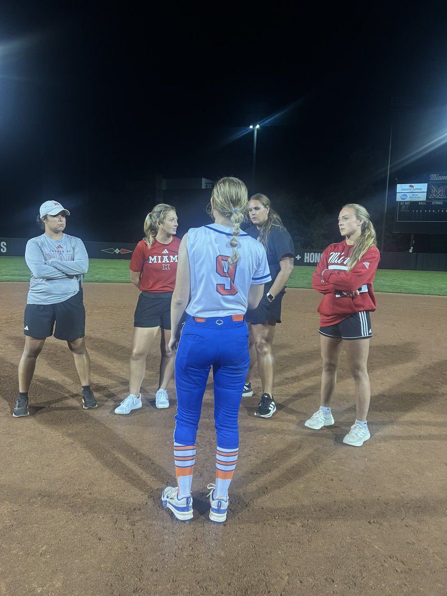 Preslie Buckmaster (@pbuckmaster2027) on Twitter photo Always so good to be back <a href="/MiamiOH_SB/">Miami Softball</a>! So glad I was able to make such a great camp. Thank you Coach <a href="/mandygardner24/">Mandy Gardner-Colegate</a>, <a href="/livforshey/">Livi Forshey</a>, <a href="/Coach_Doria/">Emerald</a> for the invite! <a href="/GatorsPremier08/">GatorsPremierLindley/Lloyd</a> <a href="/Gators08Lindley/">Jake Lindley</a> <a href="/Indianagators20/">Indianagatorsfastpitch</a> <a href="/los_stuff/">Carlos Arias</a> <a href="/softball_dugout/">The Softball Dugout</a> <a href="/Softball_Home/">Softball Home🥎</a> <a href="/SBRRetweets/">Softball Recruiting Reposts</a> Always so good to be back <a href="/MiamiOH_SB/">Miami Softball</a>! So glad I was able to make such a great camp. Thank you Coach <a href="/mandygardner24/">Mandy Gardner-Colegate</a>, <a href="/livforshey/">Livi Forshey</a>, <a href="/Coach_Doria/">Emerald</a> for the invite! <a href="/GatorsPremier08/">GatorsPremierLindley/Lloyd</a> <a href="/Gators08Lindley/">Jake Lindley</a> <a href="/Indianagators20/">Indianagatorsfastpitch</a> <a href="/los_stuff/">Carlos Arias</a> <a href="/softball_dugout/">The Softball Dugout</a> <a href="/Softball_Home/">Softball Home🥎</a> <a href="/SBRRetweets/">Softball Recruiting Reposts</a>