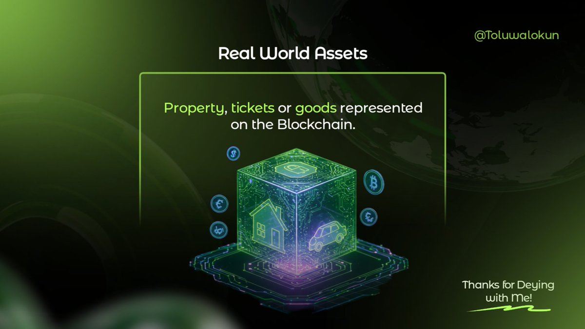 TOluwalokun's tweet image. It&apos;s Day 6 of #30daysweb3designchallenge .

The task was to create visuals entailing some uses of NTFs. 

Dey with me!!👇.