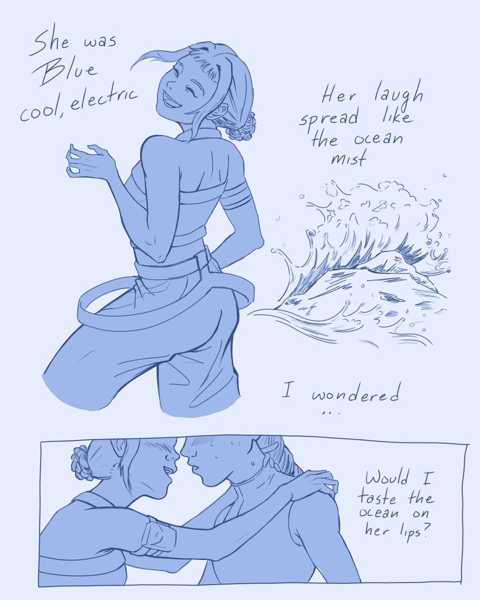 TroubledOdyssey's tweet image. (1/4) Would I taste the ocean? #Polytrix #KPOPDEMONHUNTERS