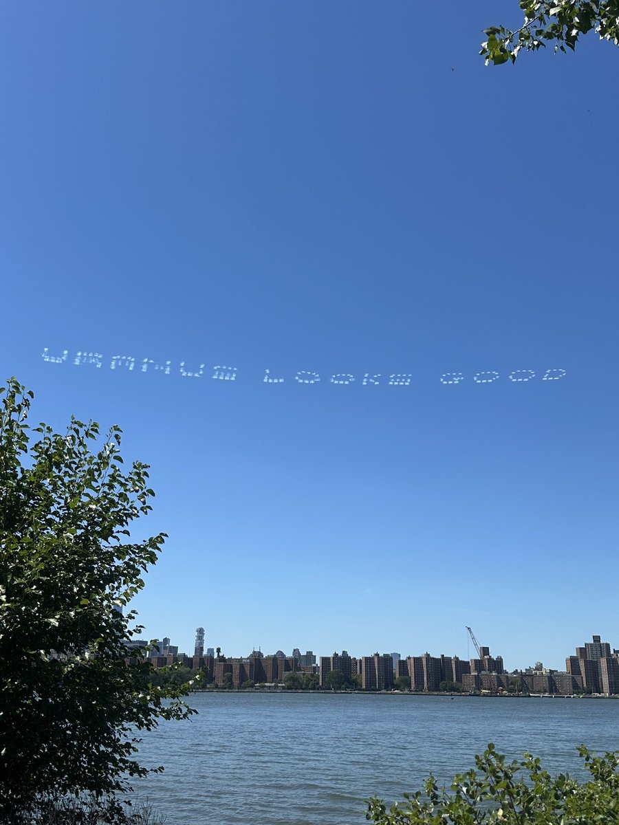 the nyc sky was my biggest wingman yesterday…