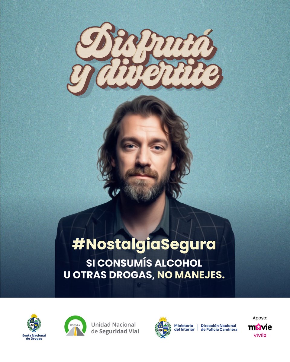 Minterioruy's tweet image. 🪩Esta Noche de la Nostalgia, disfrutá y divertite.

 🚫 Si tomás, no manejes.
📱 Designá un conductor, pedí un taxi o usá apps.

Una decisión puede cambiar tu vida... y la de otros.
#NostalgiaSegura